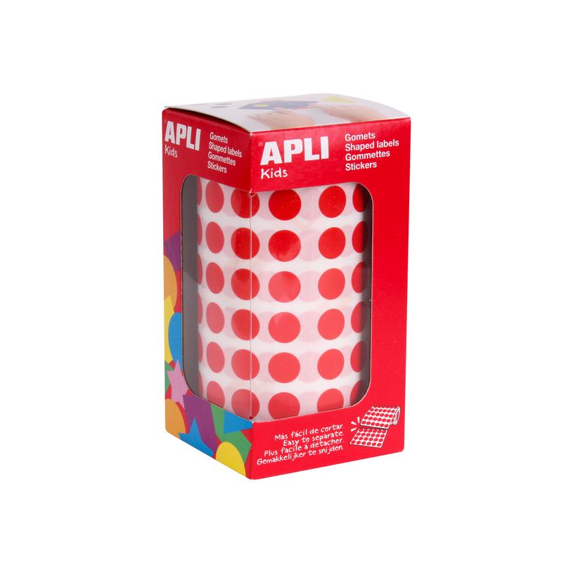 8410782048534-APLI kids - Gommettes rondes - 1,05 cm de diamètre - rouges-P_405134875_1-0