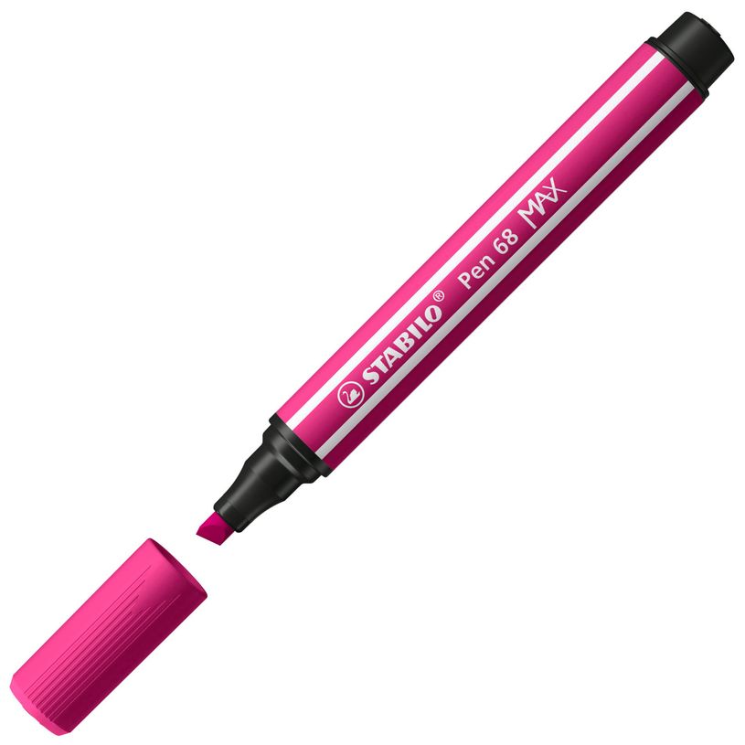 4006381569897-STABILO - Feutre de dessin pointe large biseautée - rose foncé-P_405137366_2-1