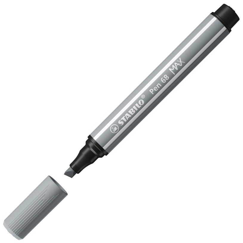 4006381569972-STABILO - Feutre de dessin pointe large biseautée - gris-P_405137371_2-1