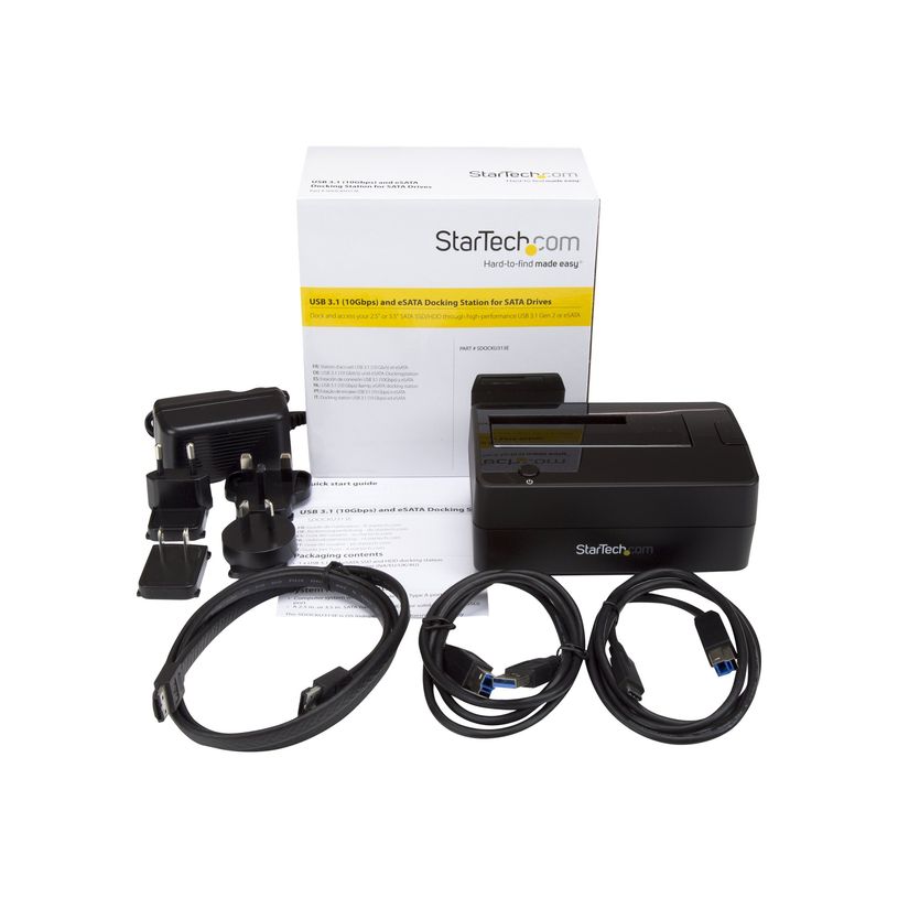 0404051396905-StarTech.com - Station d'accueil USB 3.1 (USB-A, USB-C) ou eSATA pour disque dur / SSD SATA de 2,5"-P_405139690_5-4
