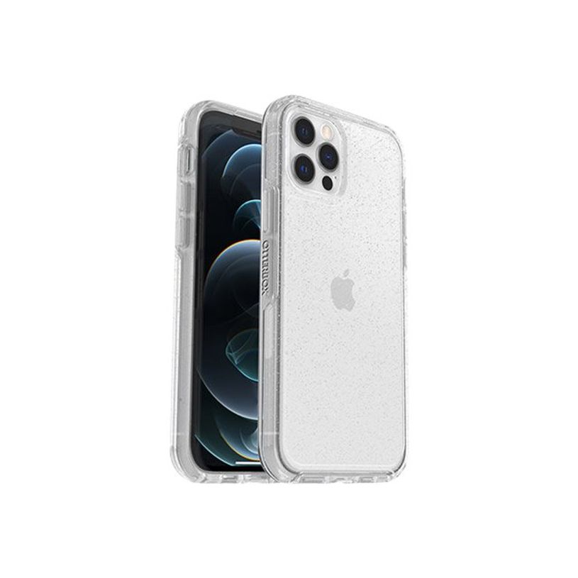 0840104215906-OtterBox Symmetry Series - coque de protection pour iPhone 12, 12 Pro - transparente paill-P_405140194_5-4