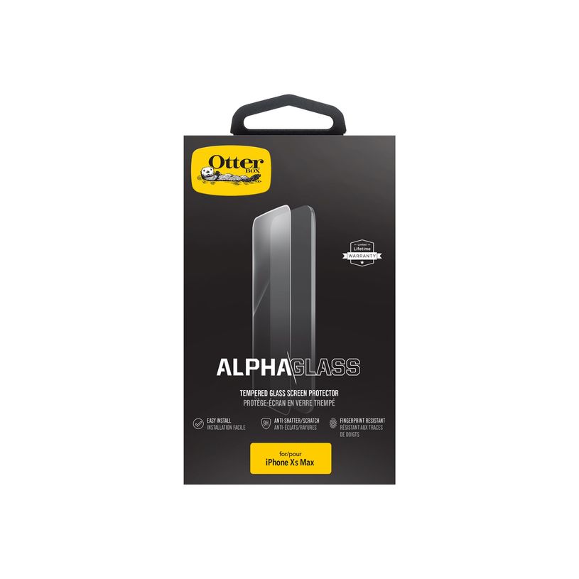 0660543474463-OtterBox Alpha - protection d'écran - verre trempé pour iPhone XS Max-P_405140591_2-3