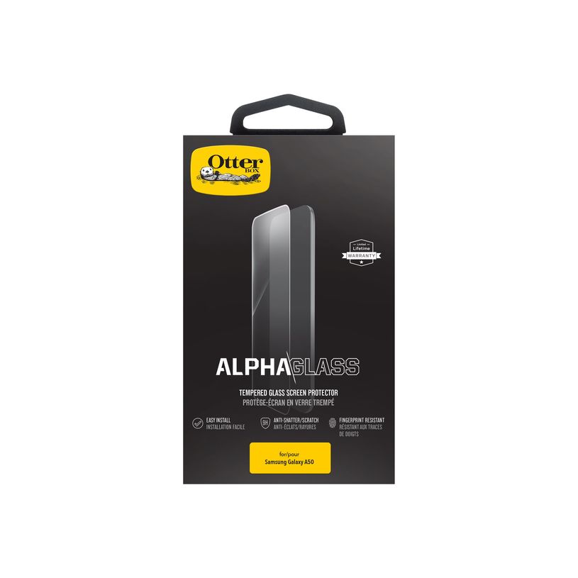 0660543530466-OtterBox Alpha - protection d'écran - verre trempé pour Galaxy A50-P_405140637_1-5