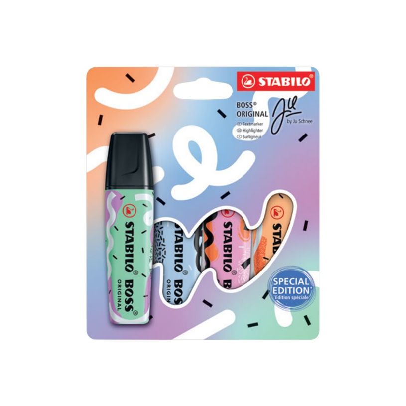 4006381597180-STABILO BOSS ORIGINAL by Ju Schnee - Pack de 4 surligneurs - couleurs assorties-P_405141790_1-0
