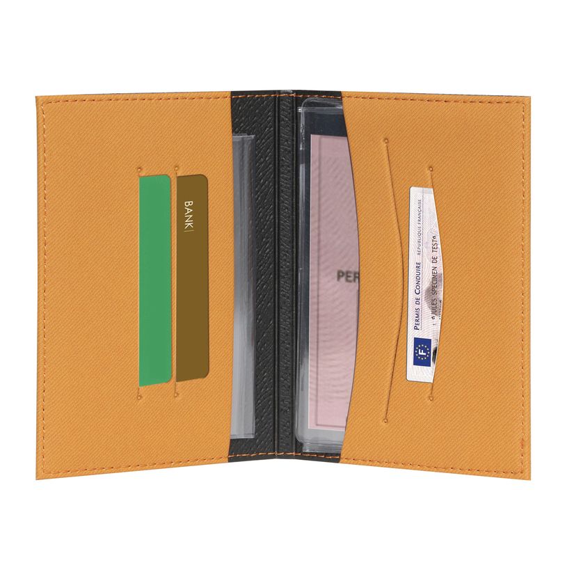 3660942082921-Pochette mixte voiture Denim - 10 x 14 cm - Moutarde - Exacompta-P_405147044_2-1