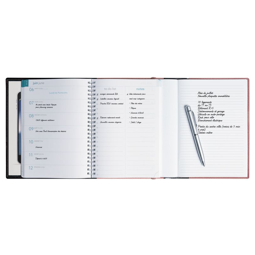 3660942082471-Agenda spiralé Mini Labo All in One - 1 semaine sur 1 page - 15 x 21 cm - rose -  avec ca-P_405147048_5-4