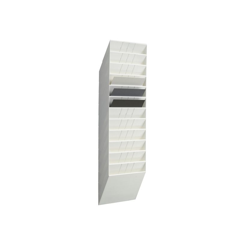 7318089781011-Durable Flexiboxx - Trieur mural porte-document - 12 cases A4 horizontal - blanc-P_405147409_1-0