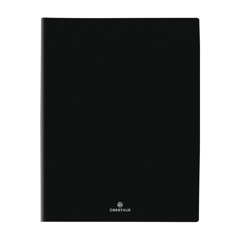 3664447161563-Agenda Odessa - 1 semaine sur 2 pages - 22 x 30 cm - noir - Oberthur-P_405148998_1-0