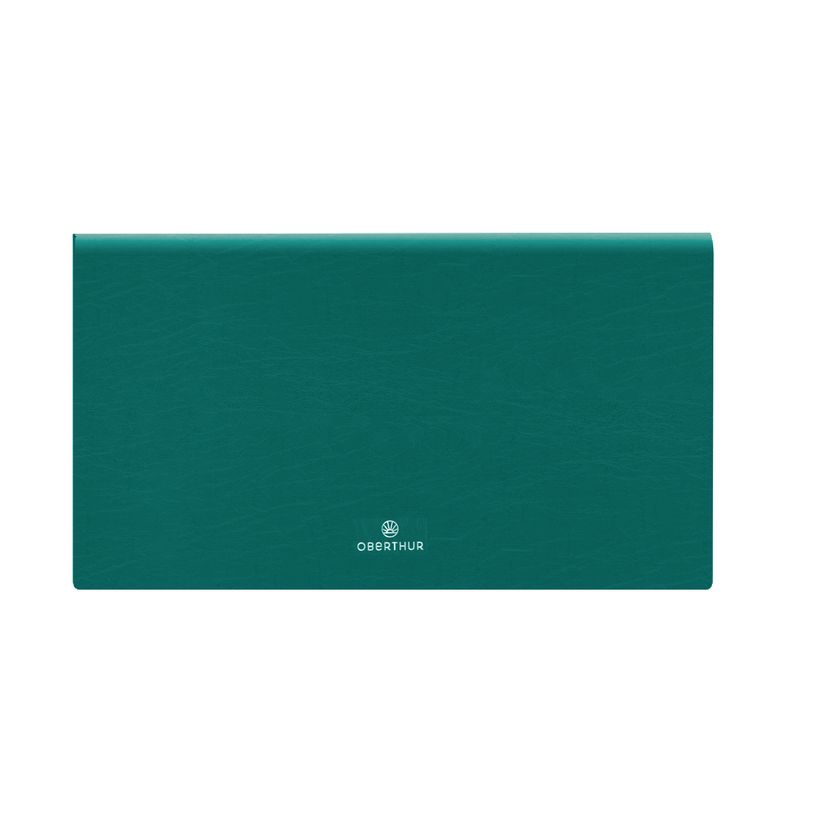 3664447161549-Agenda de poche à l'italienne Odessa - 1 semaine sur 2 pages - 9,5 x 17 cm - vert - Obert-P_405149013_1-0