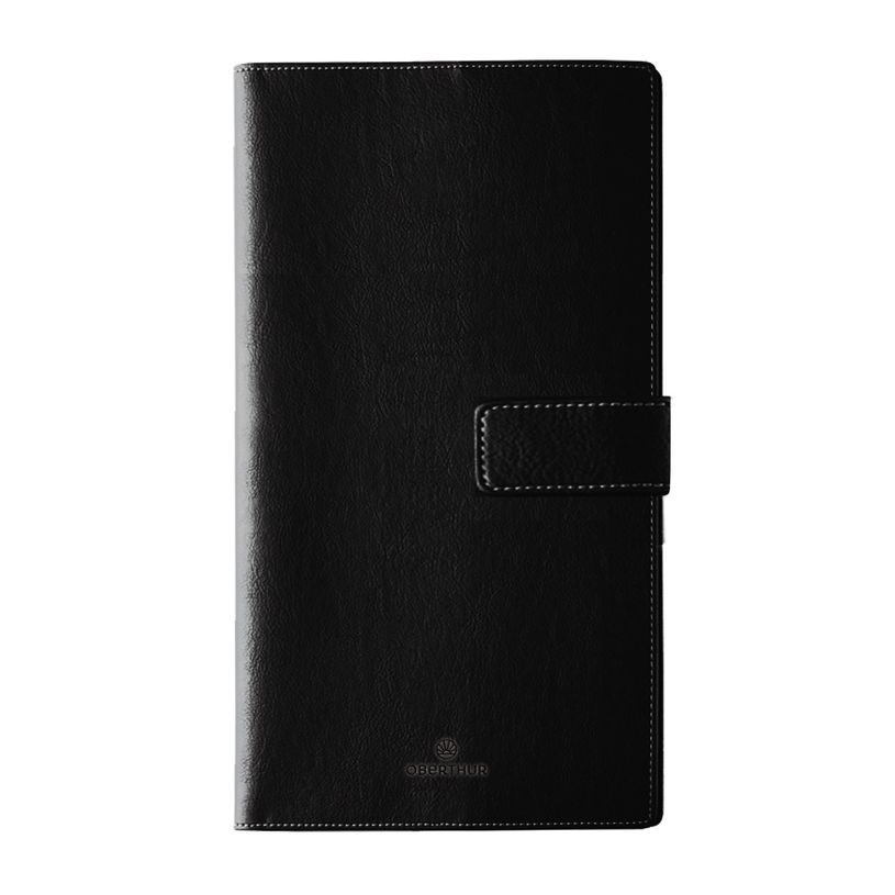 3664447162850-Agenda de poche Milano - 1 semaine sur 2 pages - 9,5 x 17 cm - noir - Oberthur-P_405149136_1-0