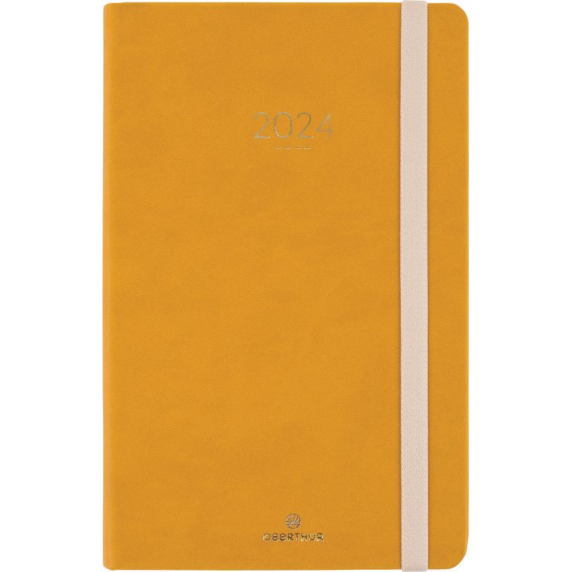 3664447159133-Agenda Eton - 1 semaine sur 2 pages - 13 x 21 cm - ocre - Oberthur-P_405149197_1-0
