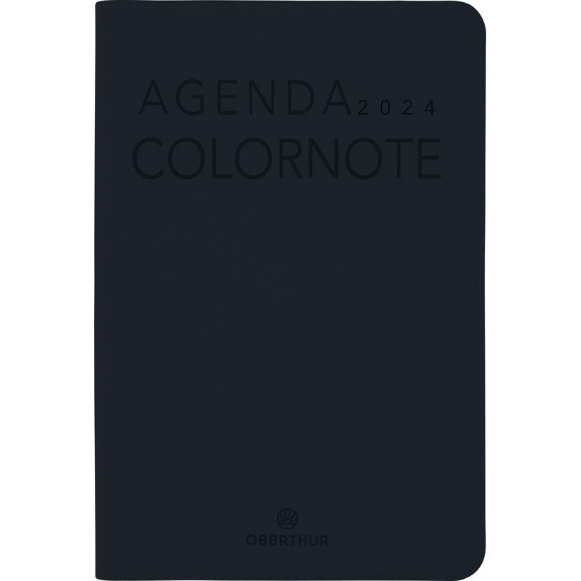 3664447158105-Agenda Colornote - 1 semaine sur 2 pages - 10 x 15 cm - noir - Oberthur-P_405149255_1-0