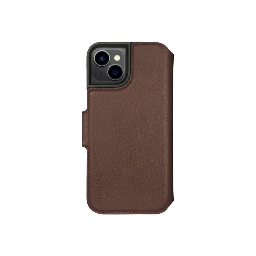 8720593006341-Decoded - Etui folio pour  iPhone 14 - brun-P_405150598_3-0