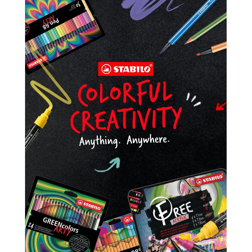 4006381580724-STABILO FREE - Pack de 3 marqueurs acryliques - noir - pointes mixtes-P_405150730_4-3
