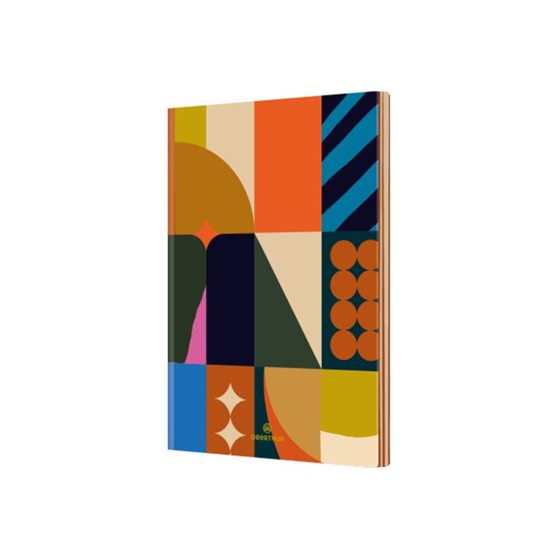 3664447153117-Oberthur Malaga - Carnet de notes souple - A5 - ligné - 200 pages - géométrique-P_405150986_1-0