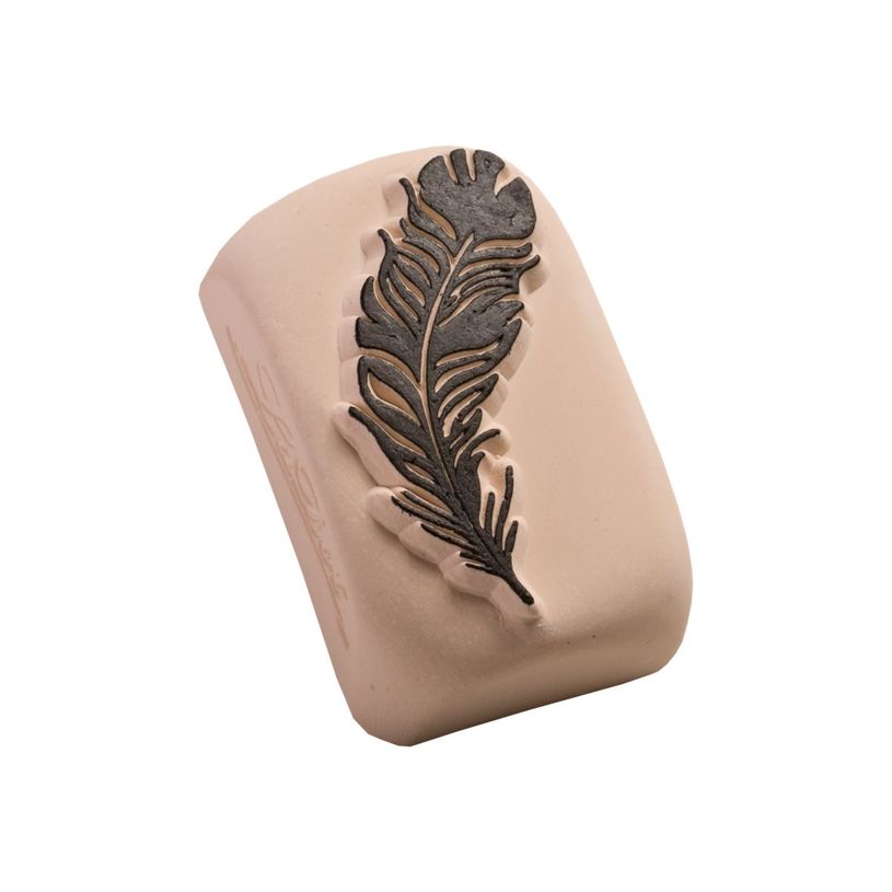8718503972442-LaDot - Pierre pour tatouage éphémère - en céramique - taille M (2 x 4 cm) - plume -P_405151657_2-0