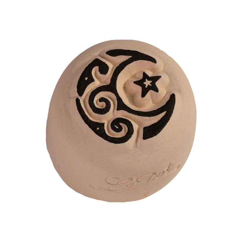8718503971537-LaDot - Pierre pour tatouage éphémère - en céramique - taille S (2,2 x 2,2 cm) - lune-P_405151682_1-0