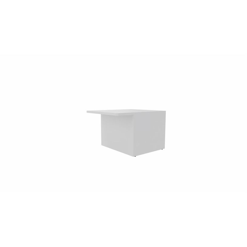 3617350000245-Module d'accueil PMR GUEST - extrémité gauche - L100 x H74 cm - corps blanc plateau blanc (habil-P_405153291_1-0