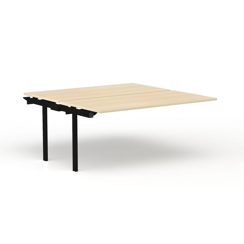 3617350005103-Bureau Bench CONECT - plan suivant - L160 x P165 cm - plateau imitation chêne clair - pie-P_405153732_1-0