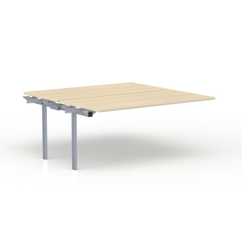 3617350005028-Bureau Bench CONECT - plan suivant - L180 x P165 cm - plateau imitation chêne clair - pie-P_405153740_1-0
