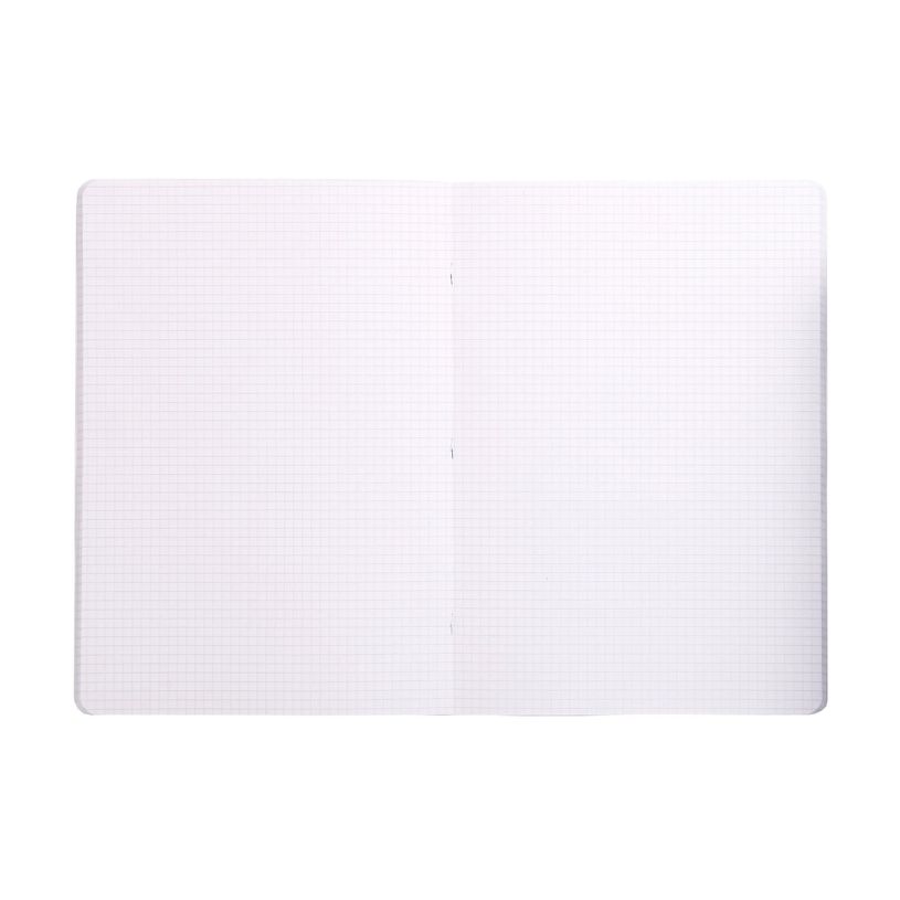 3329683081623-Clairefontaine MIMESYS Pastel Polypro - Cahier de notes - agrafé - A4 (210 x 297 mm) - 48 feuilles / 96 pages - papier blanc - petits carreaux - disponible en différents-P_405154779_1-5