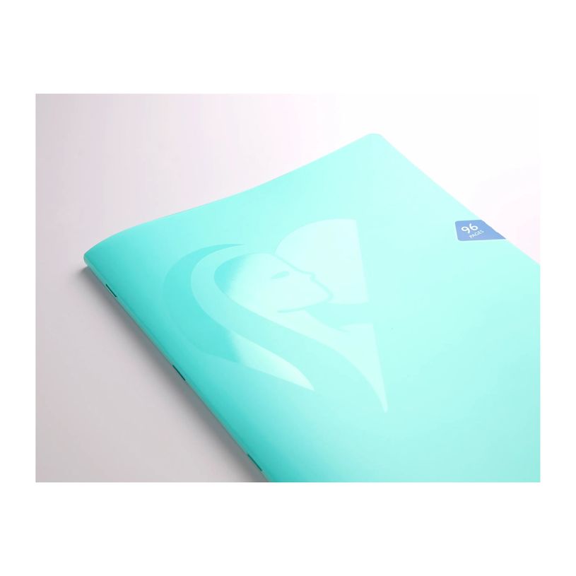 3329683081623-Clairefontaine MIMESYS Pastel Polypro - Cahier de notes - agrafé - A4 (210 x 297 mm) - 48 feuilles / 96 pages - papier blanc - petits carreaux - disponible en différents-P_405154779_3-6