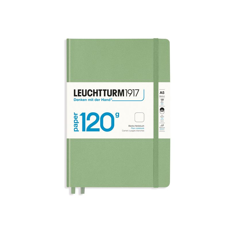 4004117597022-Leuchtturm1917 Edition 120 - Carnet de notes rigide A5 - uni - vert sauge-P_405155360_1-0