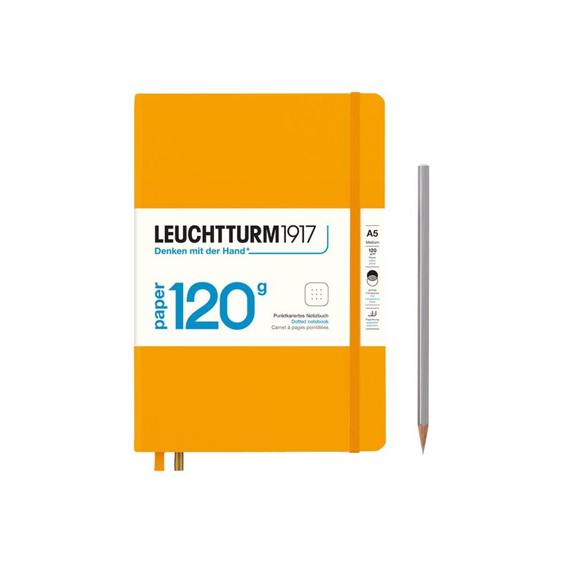 4004117624711-Leuchtturm1917 Edition 120 - Carnet de notes rigide A5 - pointillés - orange-P_405155365_1-0