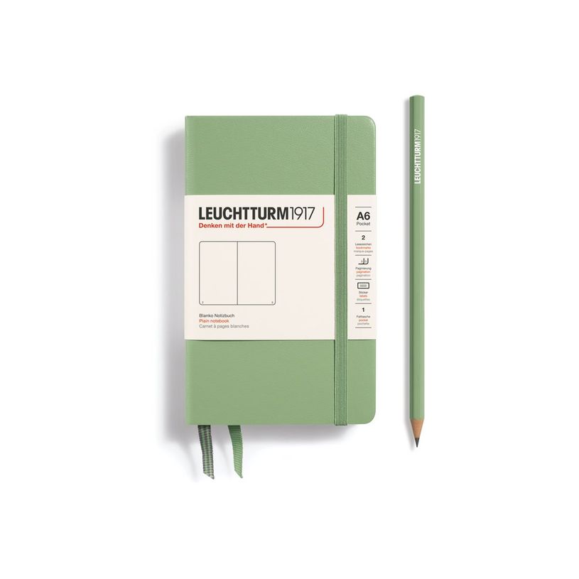 4004117593451-Leuchtturm1917 - Carnet de notes rigide A6 - uni - vert sauge-P_405155417_1-0