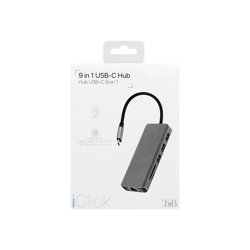 3303170099438-T'nB iClick - Station d'accueil - USB-C - HDMI - GigE-P_405156166_1-10
