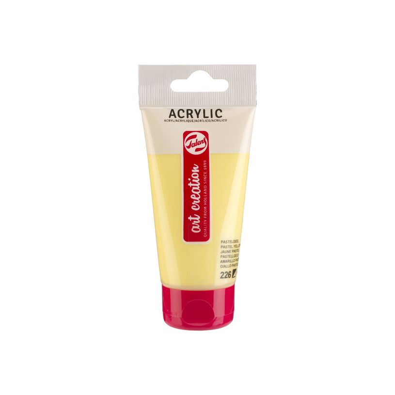 8712079509330-Talens Art Creation - peinture - peinture acrylique - jaune pastel - 75 ml-P_405156482_2-0
