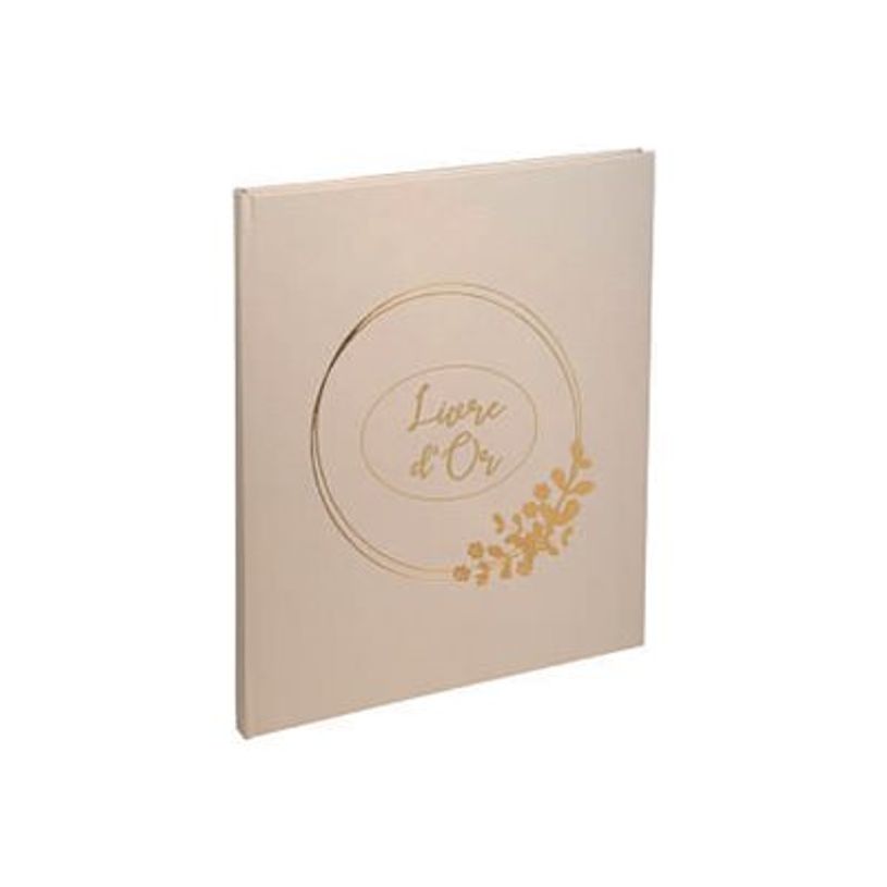 3130630476337-Exacompta Ringflower - Livre d'or - 27 x 22 cm - 100 pages - latte-P_405156856_1-0