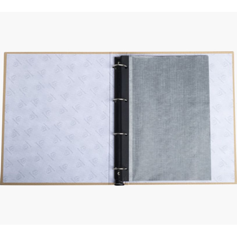 3130630176022-Exacompta OfficeByMe - Album photo classeur - 60 pages noires - beige-P_405156865_3-1