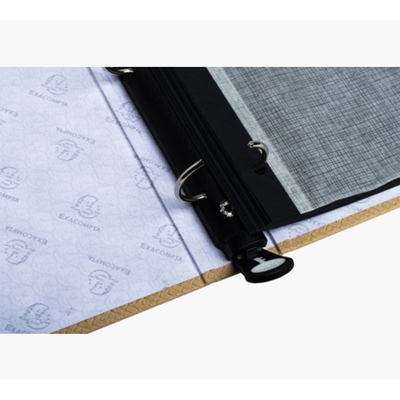 3130630176022-Exacompta OfficeByMe - Album photo classeur - 60 pages noires - beige-P_405156865_4-2