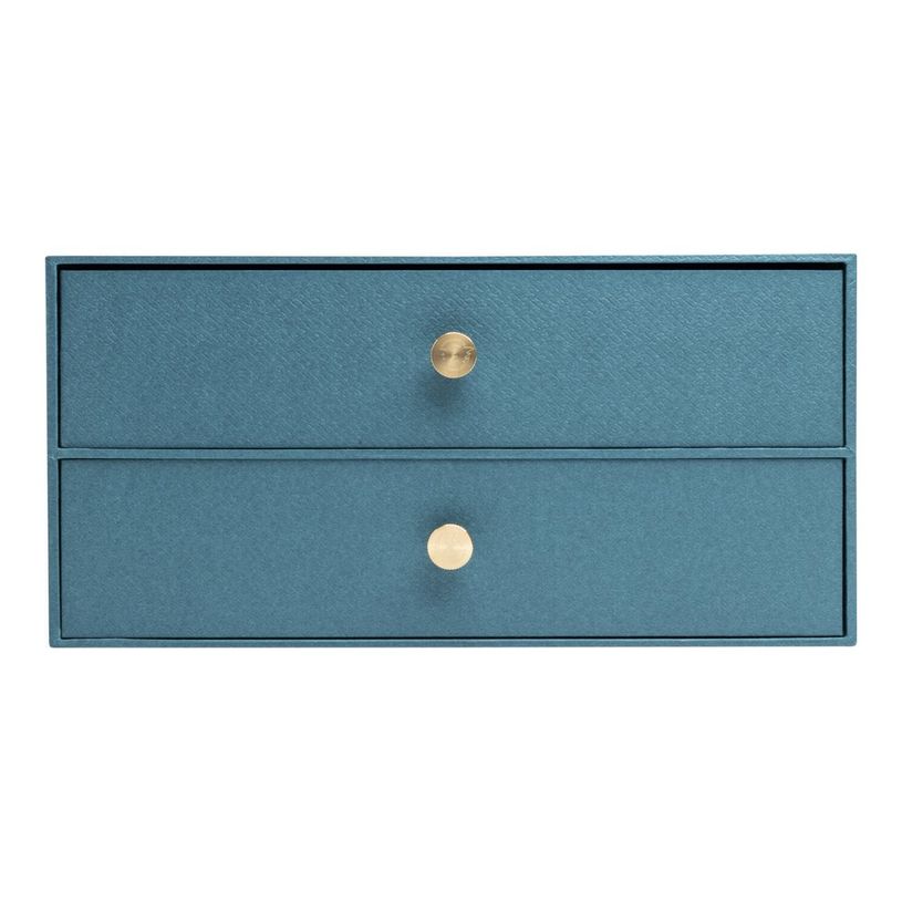 3130630306030-Exacompta OfficeByMe - Module de classement 2 tiroirs - pour A4+ - bleu canard-P_405156878_2-1