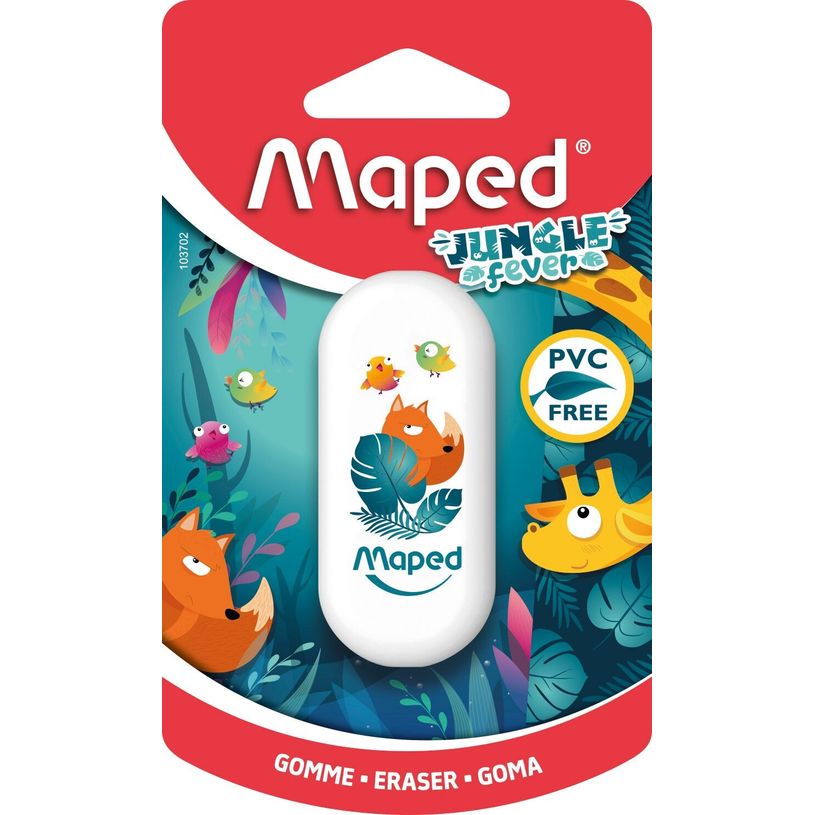 3154141037023-Maped Jungle Fever - Gomme décorée sans PVC (blister) - différents modèles disponibles-P_405157909_2-1