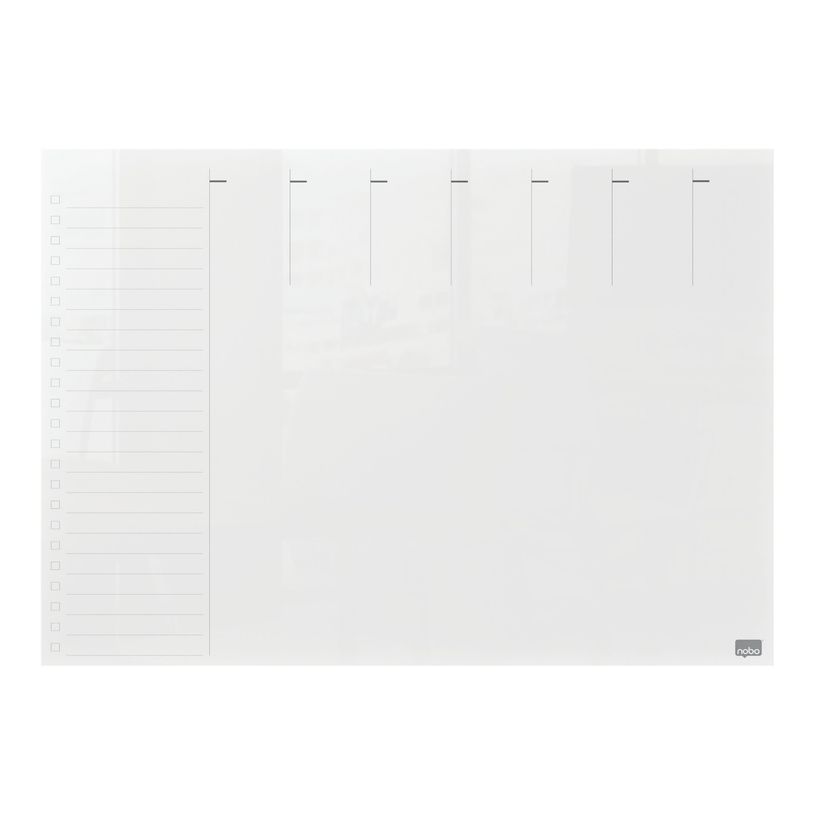 5028252621045-Nobo - Planning effaçable à sec - montable sur mur, bureau - 21 x 29,7 cm - acrylique - -P_405159887_1-0
