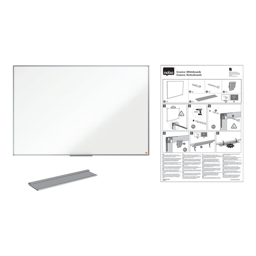 5028252504874-Nobo Basic tableau blanc - 600 x 450 mm - blanc-P_405159946_3-2