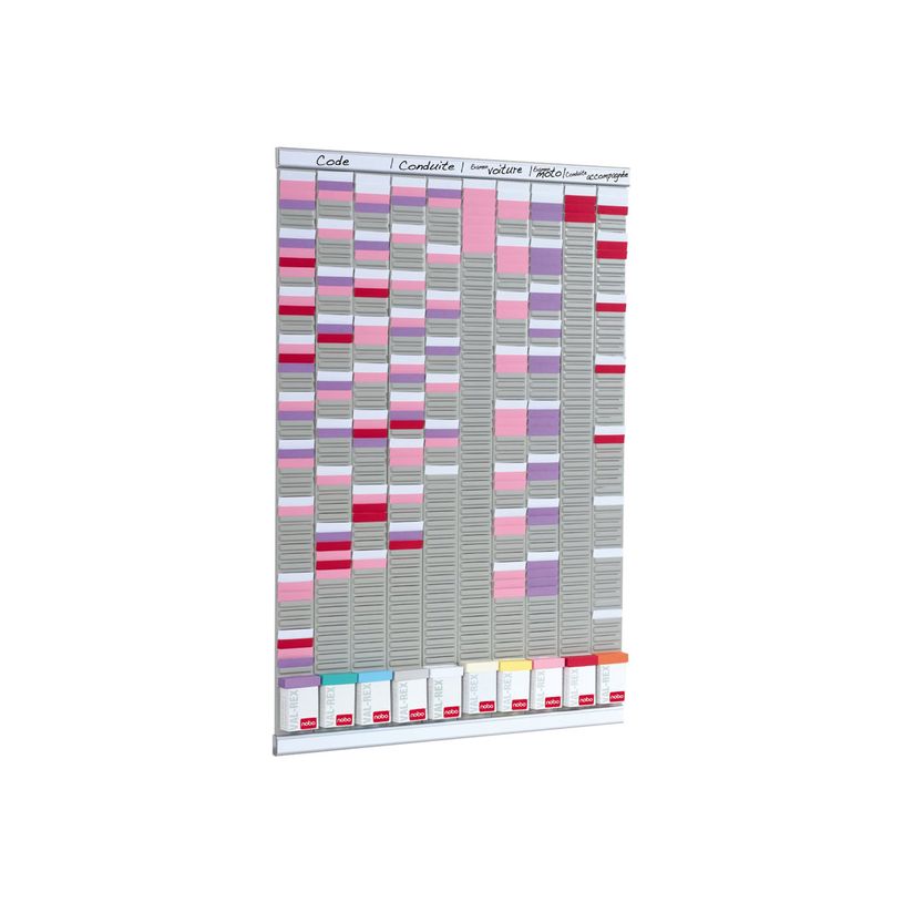 3147330004005-Nobo planning à cartes - 960 x 645 mm - 54 logements x 10 colonnes-P_405160040_4-3