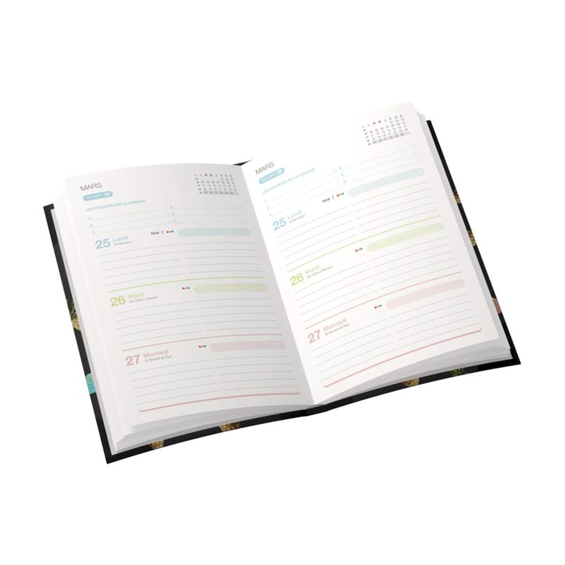 3147280085345-Agenda Lecas For me - 1 semaine sur 2 pages - 10 x 15 cm - différents modèles disponibles - Hamelin--5