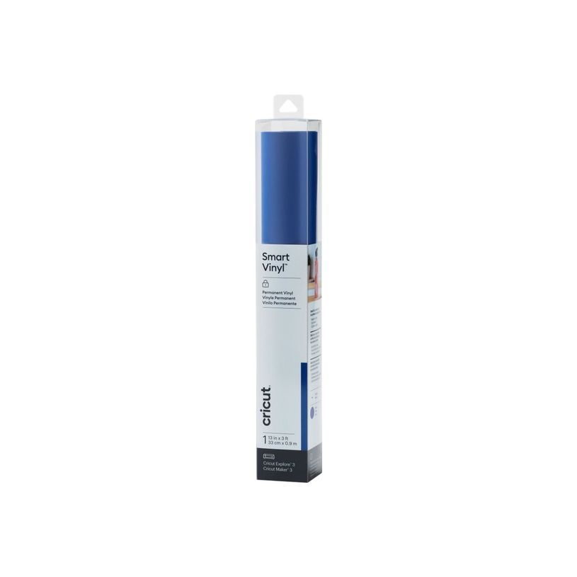 0093573596469-Cricut Smart Vinyl - Feuille permanente pour activités manuelles - 33 x 90 cm - bleu - vi-P_405161124_1-0