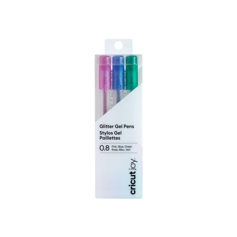 093573536588-Cricut Joy - 3 stylos gel paillettes - vert, bleu, rose-P_405161173_1-0