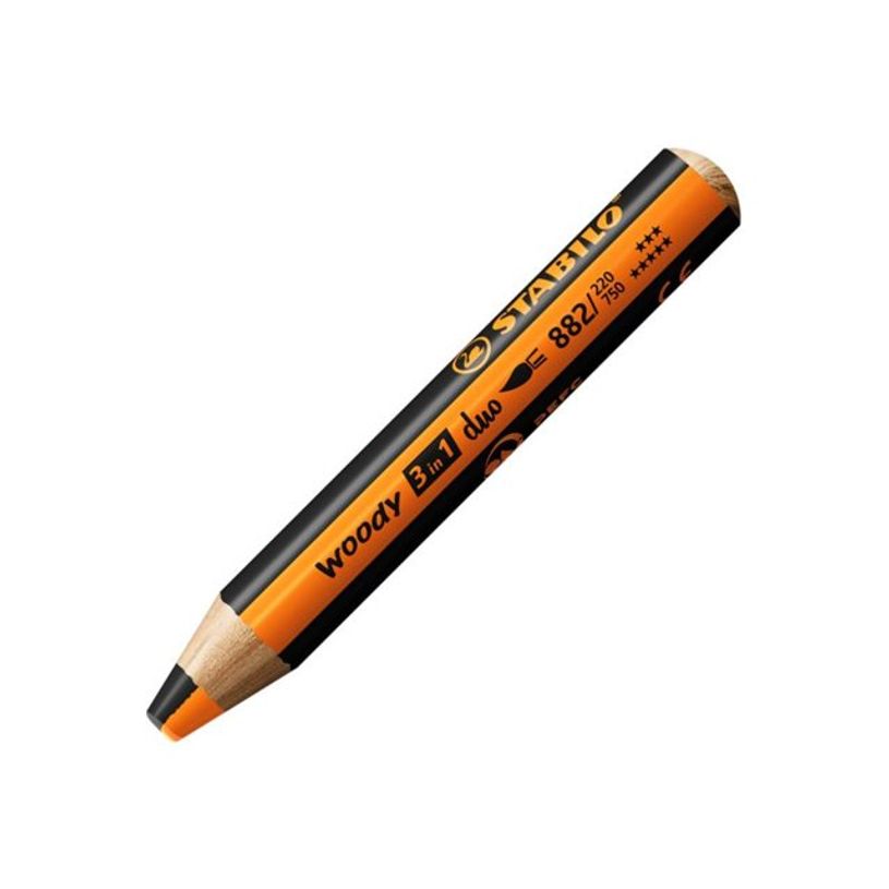 4006381603676-STABILO woody 3 in 1 duo - Crayon de couleur - noir/orange-P_405164791_1-0