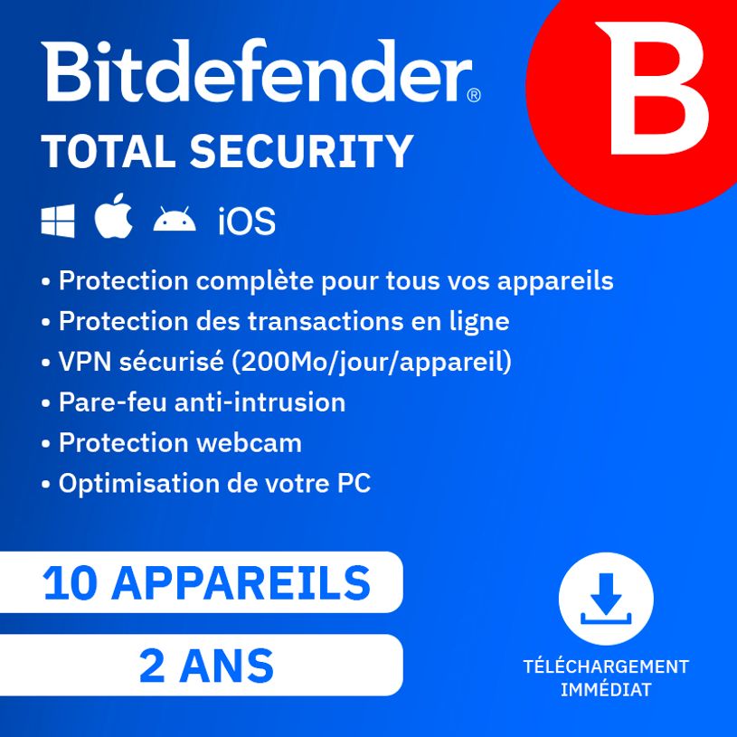 5949958020706-Bitdefender total security - Code d'activation envoyé par email valable pour 10 appareils-P_405166308_1-0
