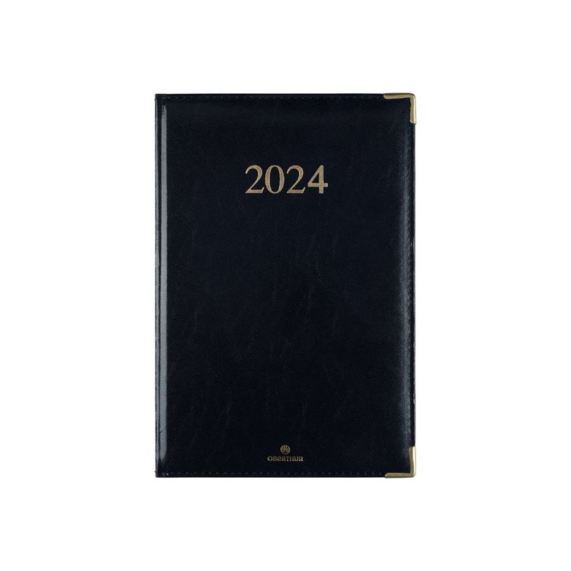 3664447156620-Oberthur Kiev - Agenda de poche 1 semaine sur 2 pages - 9 x 16,5 mm - noir-P_405166612_1-0
