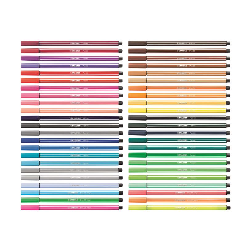 4006381111683-STABILO Pen 68 - 6 Feutres pointe moyenne - couleurs assorties-P_405166679_2-1