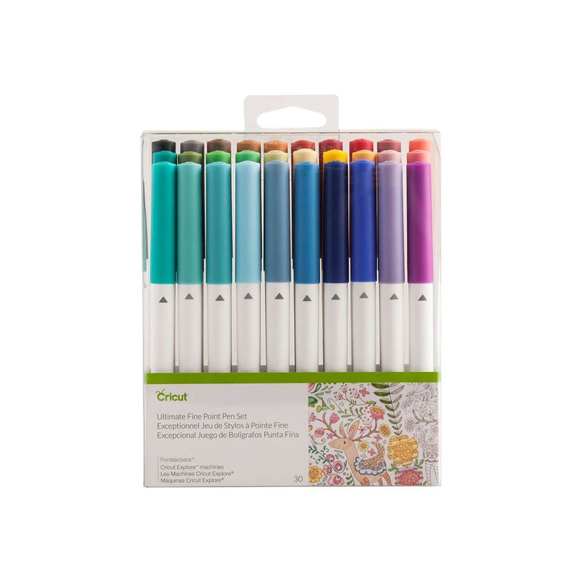 093573683558-Cricut - Marqueur permanent - couleurs assorties - encre à l'eau - 0.4 mm - fin (pack de 3-P_405167080_1-0