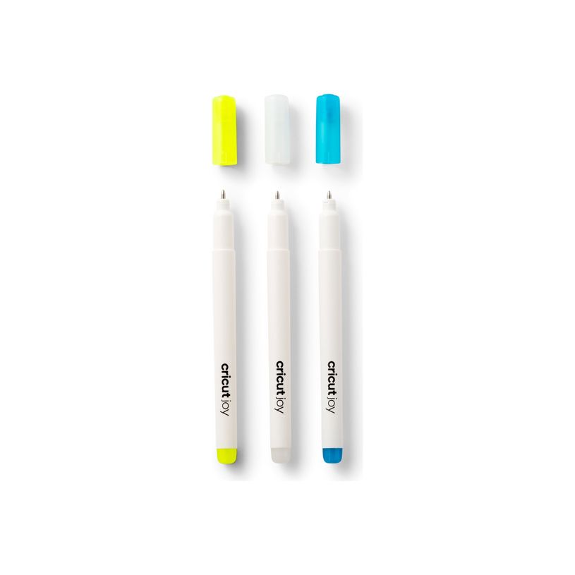 093573868467-Cricut Joy - Roller - bleu, jaune, blanc - opaque - encre gel - 1 mm (pack de 3)-P_405167104_7-1
