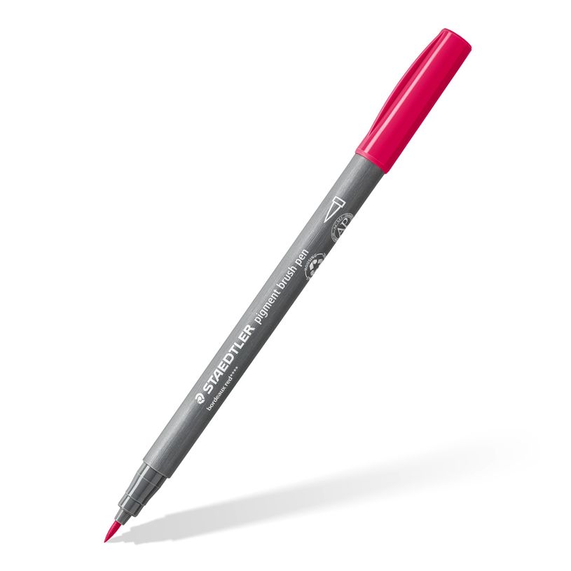 4007817097052-STAEDTLER Pigment brush 371 - 12 feutres pointe pinceau - couleurs nature assorties-P_405177290_4-2