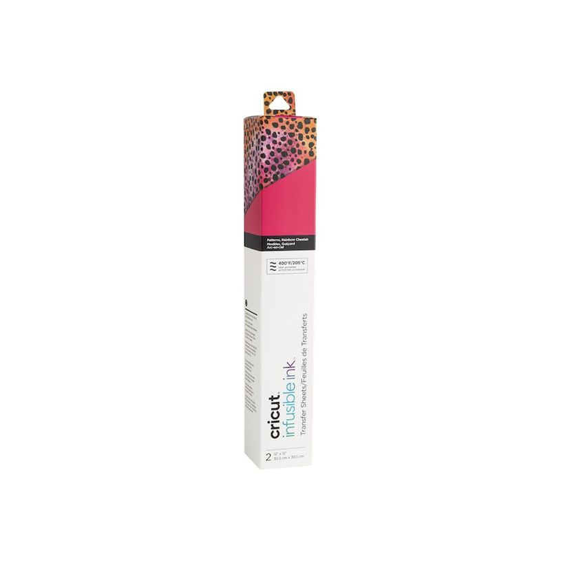 093573868009-Cricut Infusible Ink - 2 feuilles de papier transfert - guépard arc-en-ciel - 30,5 x 30,5 -P_405181165_1-0